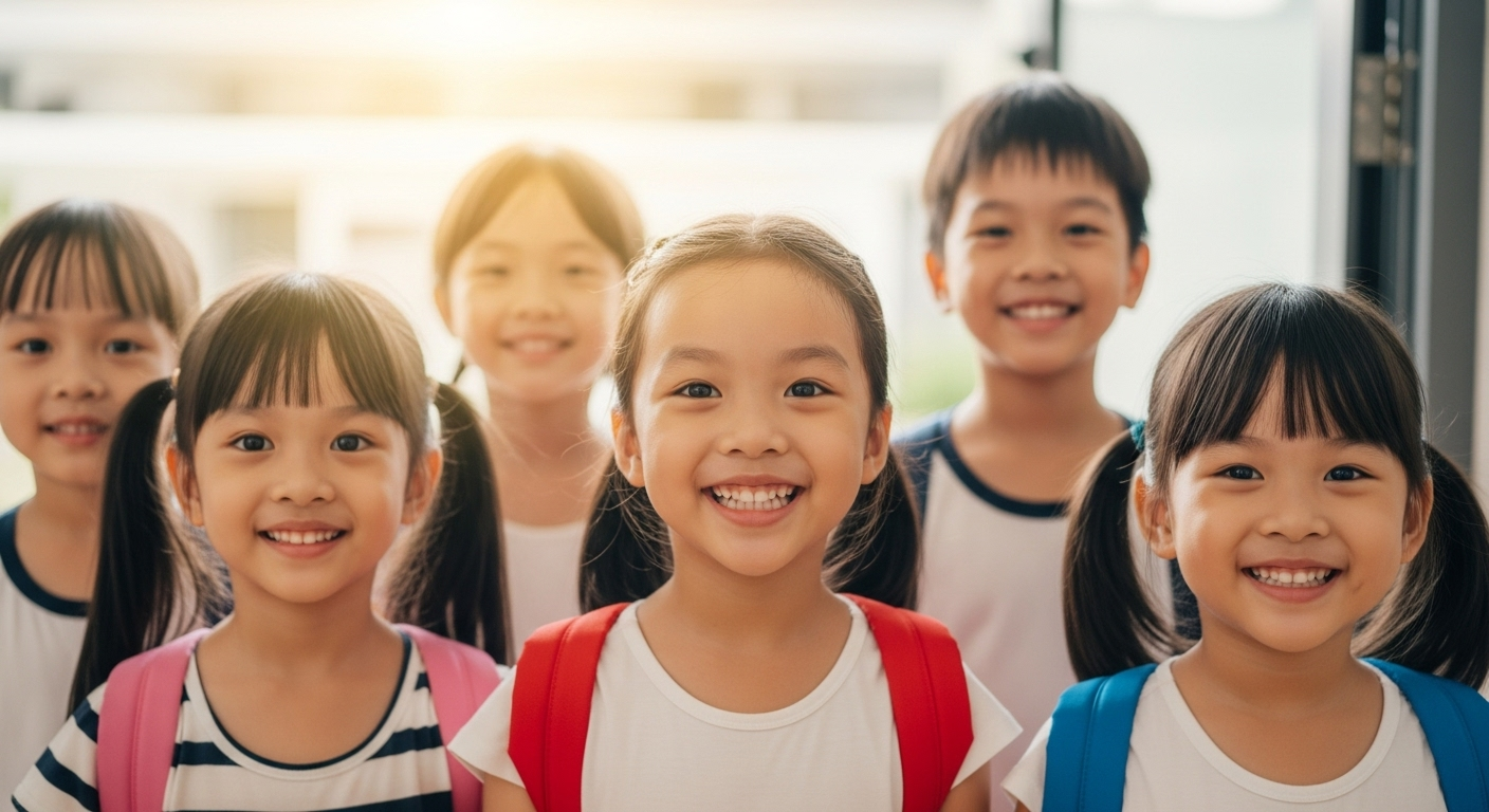 Ảnh các bé mẫu giáo VAIC vui vẻ tham gia hoạt động hè.