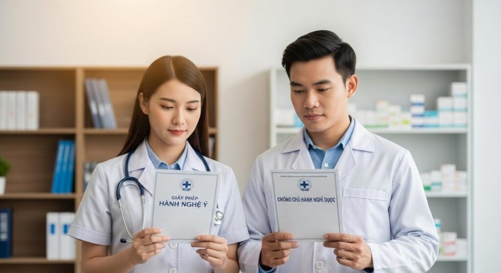 so sánh chứng chỉ hành nghề dược và y khác nhau như thế nào