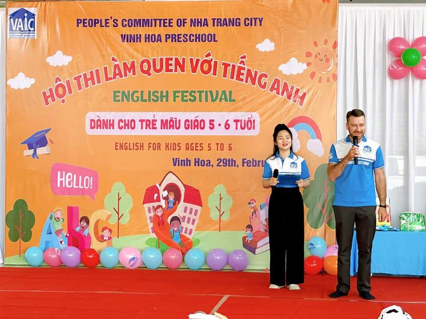 Hội thi tiếng Anh VAIC Nha Trang cho trẻ mầm non 5-6 tuổi