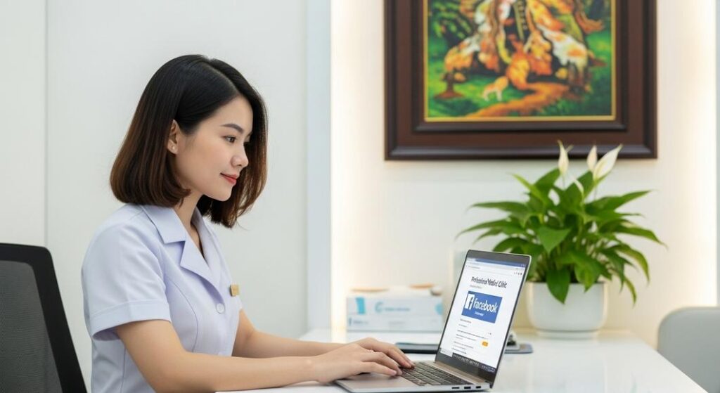 tạo fanpage phòng khám
